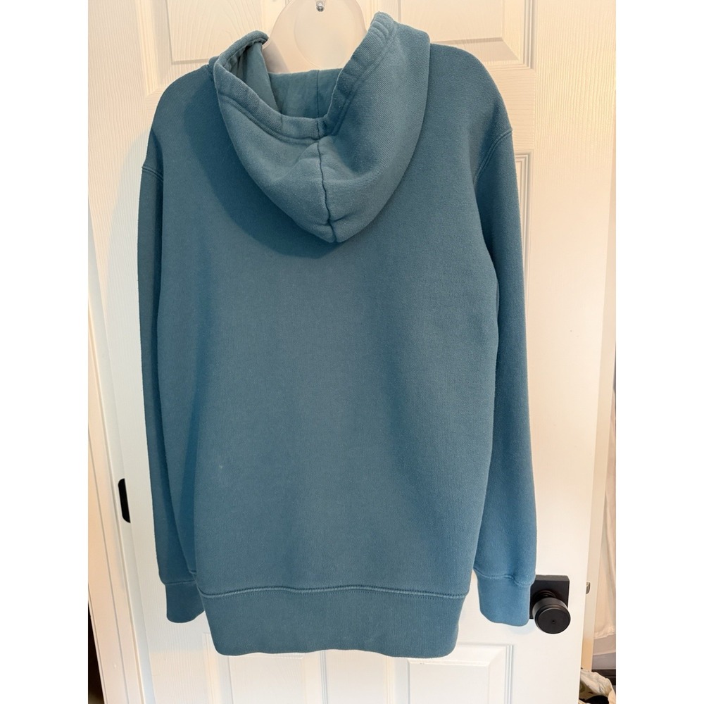 Vintage Y2K State Of Mine Colorado Mens Teal Graphic Hoodie Sweatshirt Size L - Picture 6 of 12